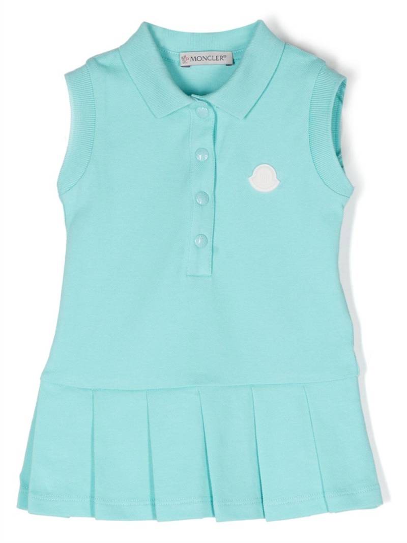 Moncler Enfant sleeveless polo shirt - Blue von Moncler Enfant