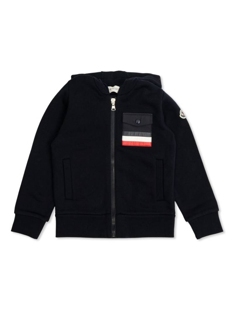 Moncler Enfant zip-down hoodie - Blue von Moncler Enfant