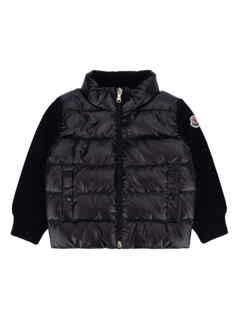 Moncler Enfant zip-up padded jacket - Blue von Moncler Enfant