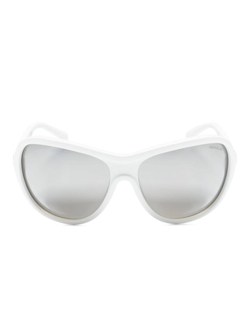 Moncler Eyewear Ellesole oversize-frame sunglasses - White von Moncler Eyewear