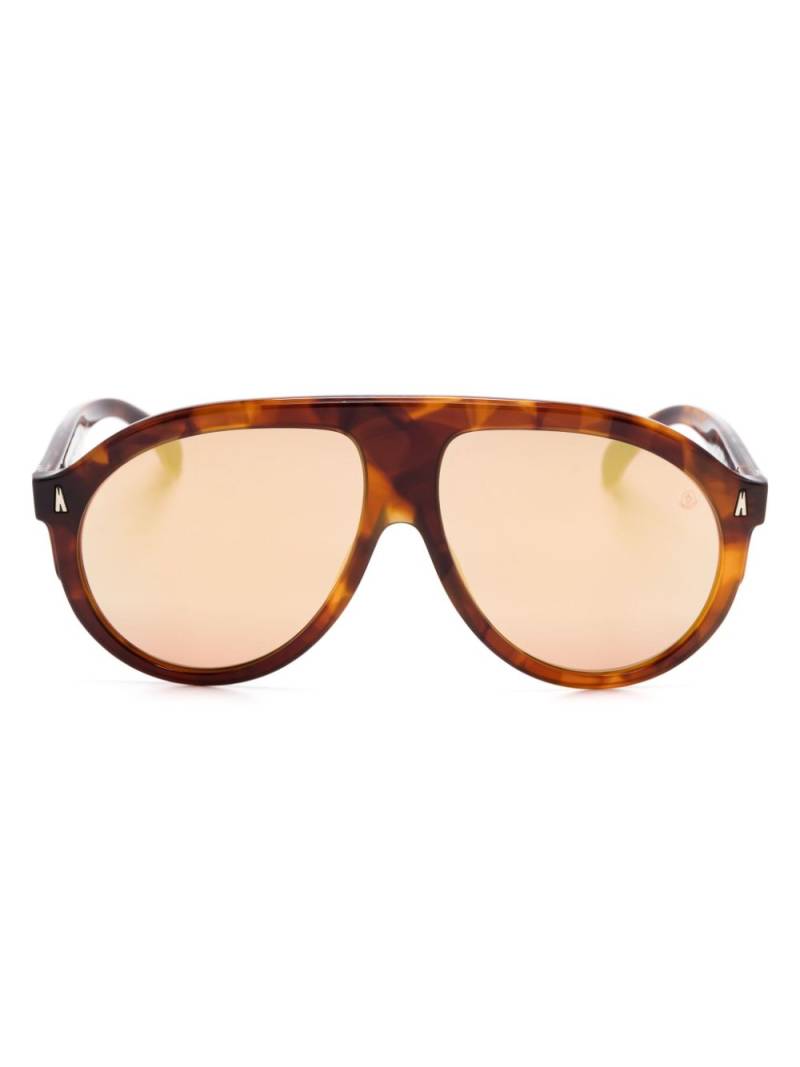 Moncler Eyewear Fhaite sunglasses - Brown von Moncler Eyewear