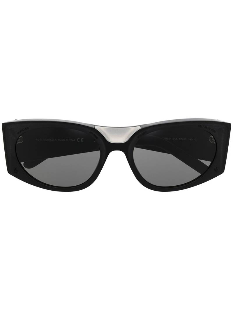 Moncler Eyewear ML 018 sunglasses - Black von Moncler Eyewear