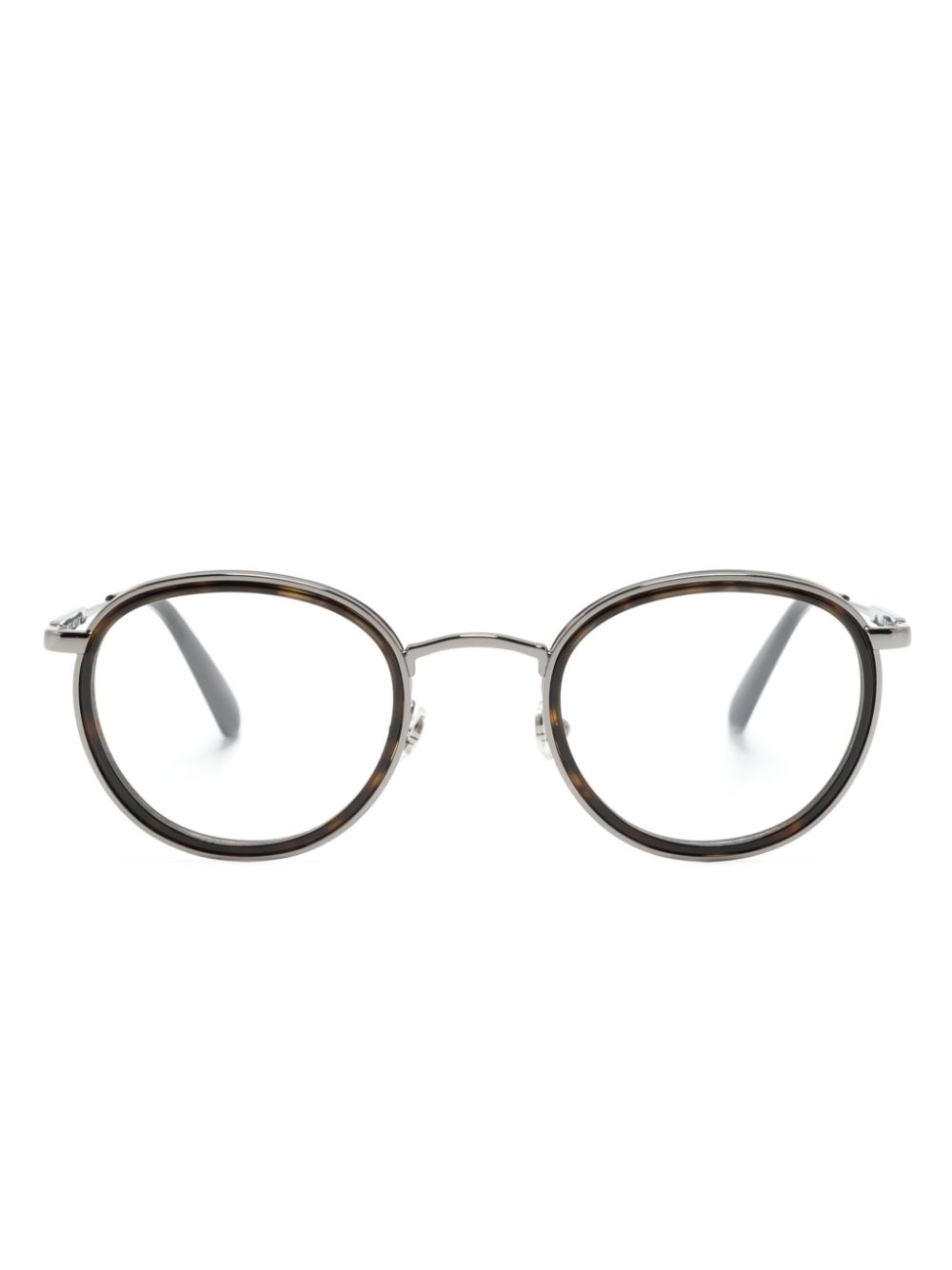 Moncler Eyewear ML5153 Oval Eyeglasses - Brown von Moncler Eyewear