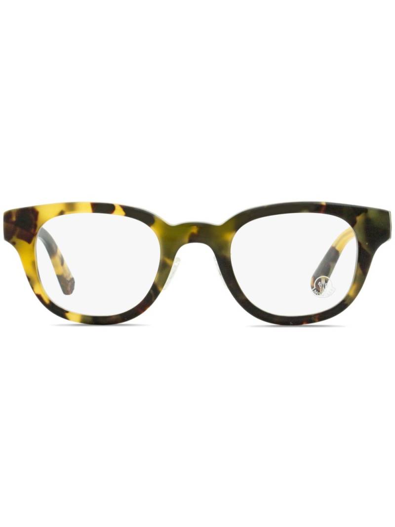 Moncler Eyewear ML5157D rectangle-frame optical glasses - Brown von Moncler Eyewear