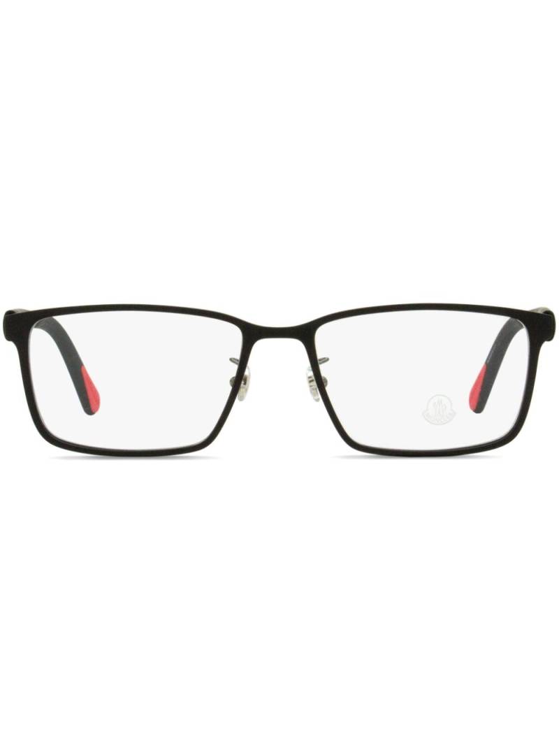 Moncler Eyewear ML5163H rectangle-frame glasses - Black von Moncler Eyewear