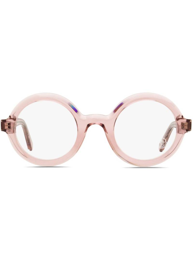 Moncler Eyewear ML5194 round-frame glasses - Pink von Moncler Eyewear