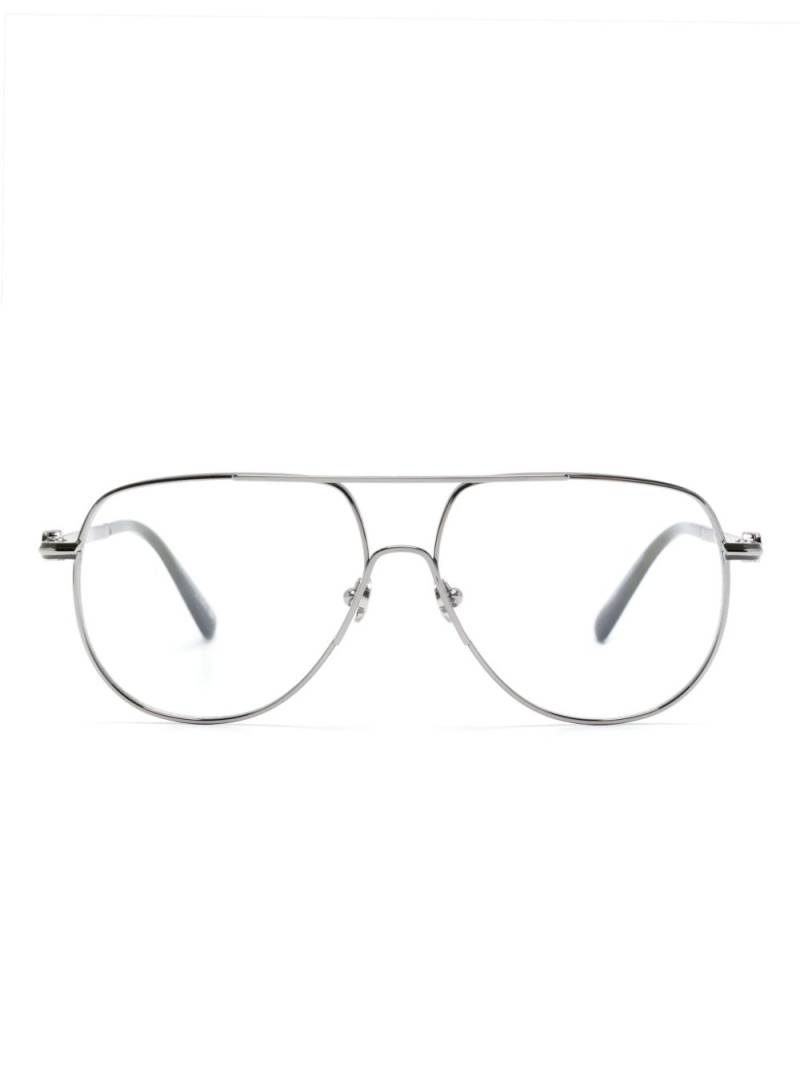 Moncler Eyewear ML5202 Pilot Eyeglasses - Grey von Moncler Eyewear