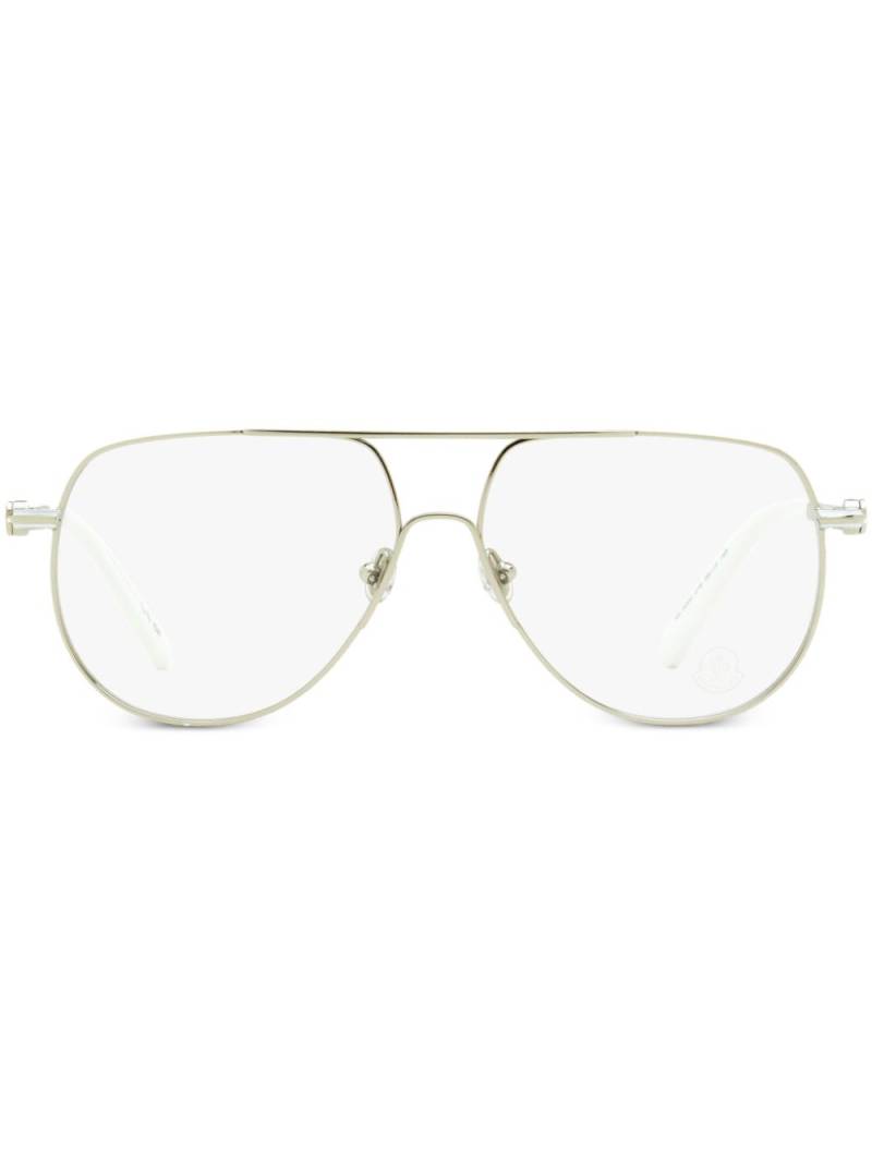 Moncler Eyewear ML5202 pilot-frame glasses - Gold von Moncler Eyewear