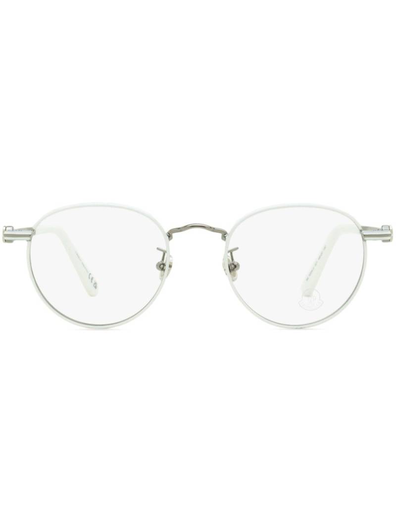 Moncler Eyewear ML5204H oval-frame glasses - Silver von Moncler Eyewear