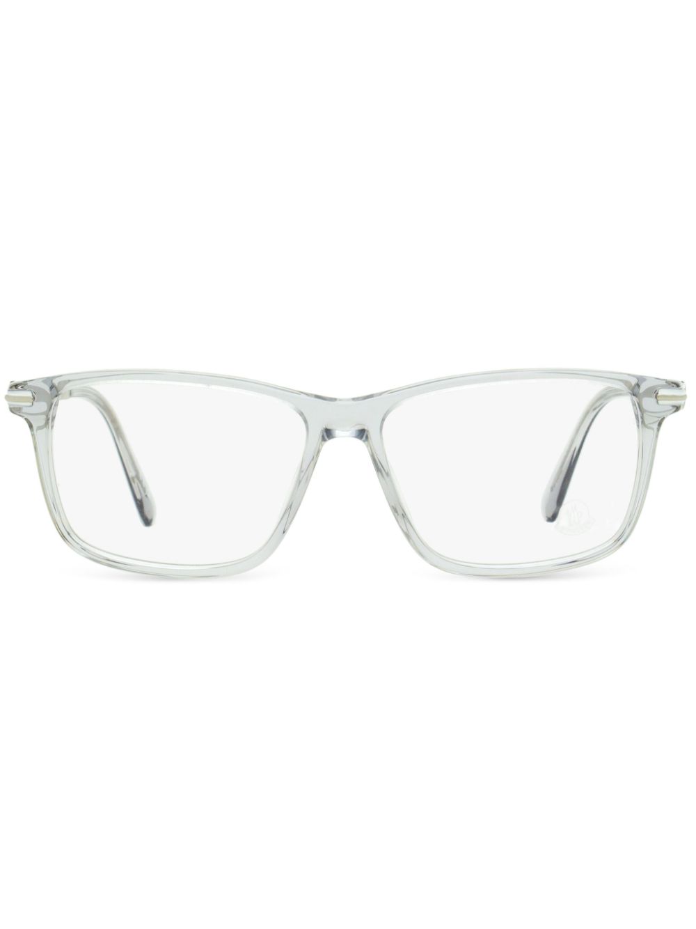 Moncler Eyewear ML5205 rectangle-frame glasses - Grey von Moncler Eyewear