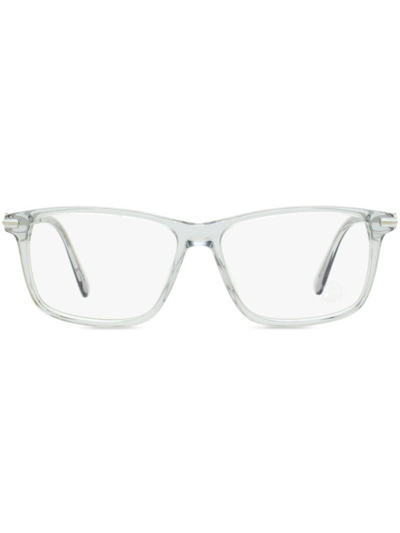 Moncler Eyewear ML5205F rectangle-frame glasses - Grey von Moncler Eyewear