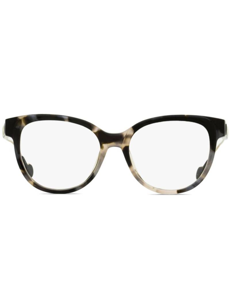 Moncler Eyewear Pantos tortoiseshell-frame glasses - Brown von Moncler Eyewear