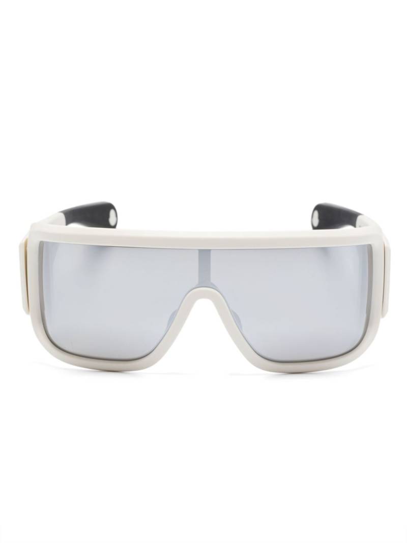 Moncler Eyewear Snowseeker sunglasses - White von Moncler Eyewear