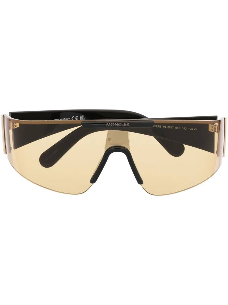 Moncler Eyewear oversize-frame sunglasses - Black von Moncler Eyewear