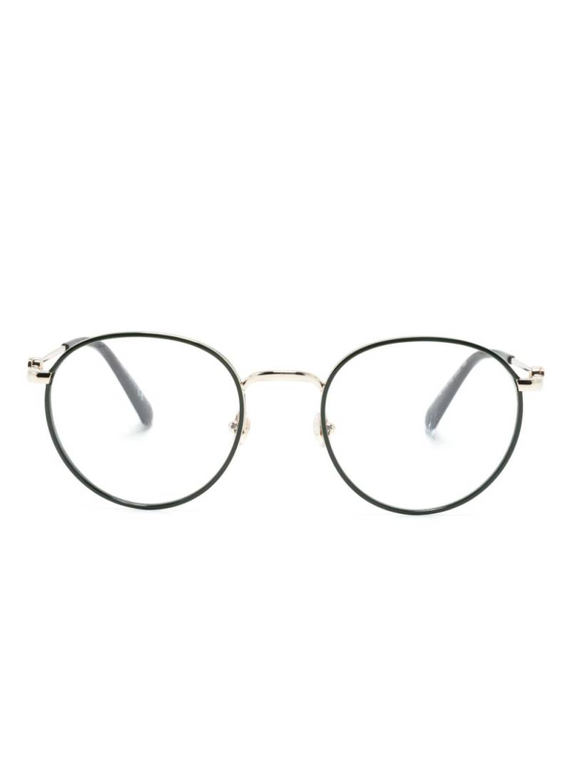 Moncler Eyewear round-frame glasses - Black von Moncler Eyewear