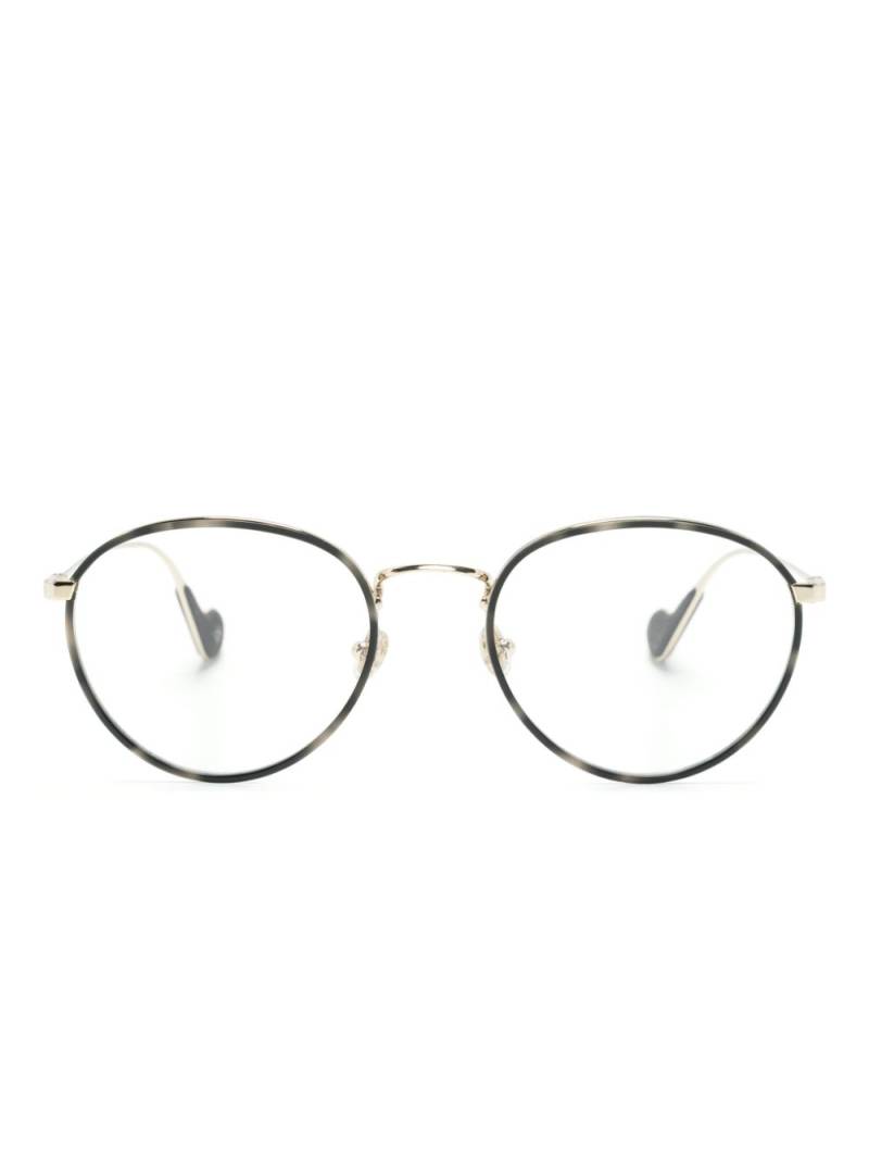 Moncler Eyewear round-frame glasses - Grey von Moncler Eyewear