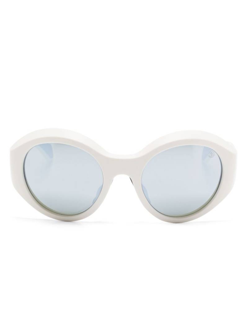 Moncler Eyewear round-frame sunglasses - White von Moncler Eyewear