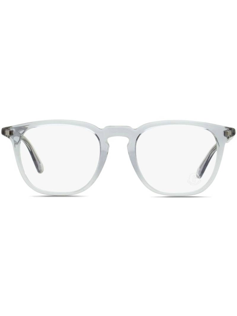 Moncler Eyewear translucent wayfarer-frame glasses - Neutrals von Moncler Eyewear