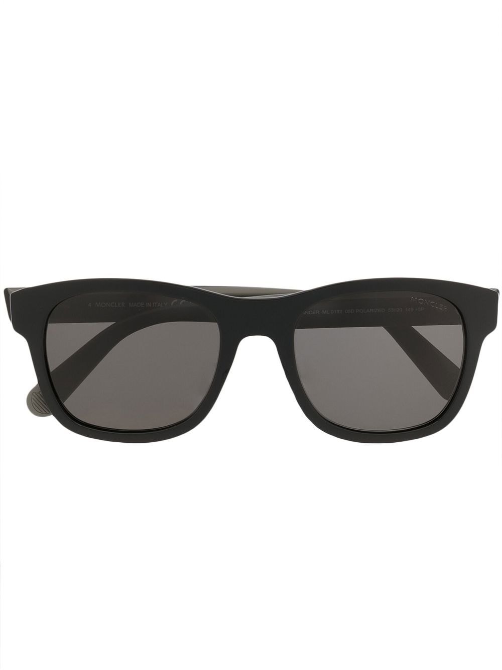 Moncler Eyewear wayfarer-frame sunglasses - Black von Moncler Eyewear