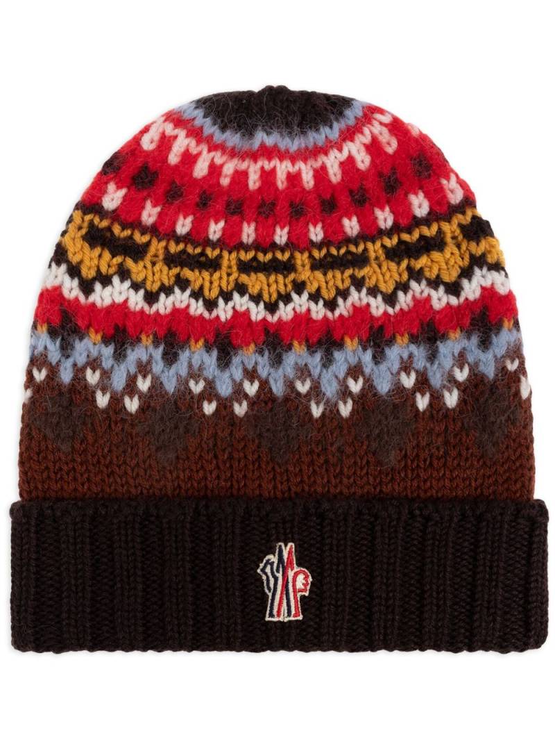 Moncler Grenoble Apres-Ski beanie hat - Red von Moncler Grenoble