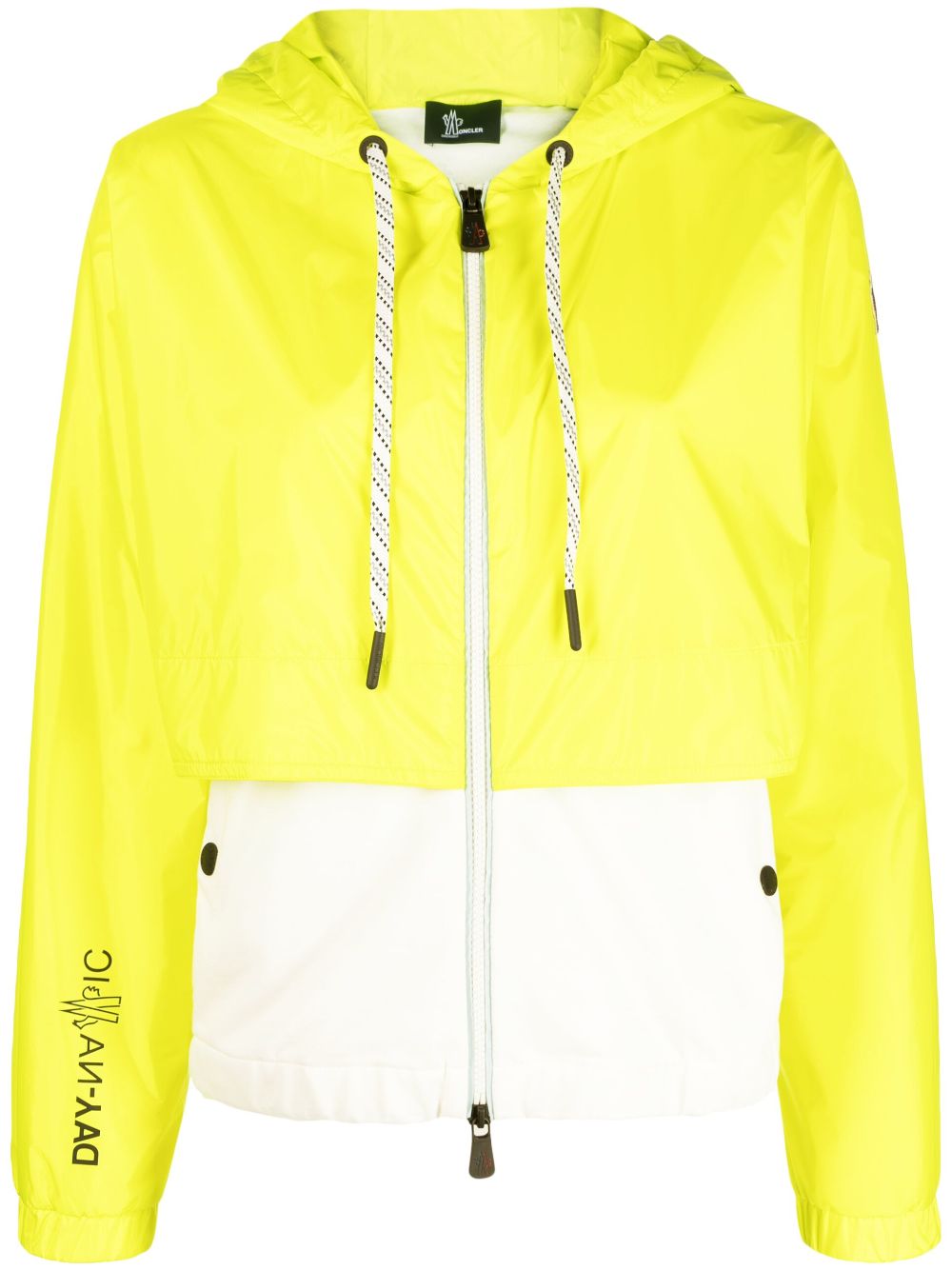 Moncler Grenoble Day-Namic two-tone windbreaker jacket - Yellow von Moncler Grenoble