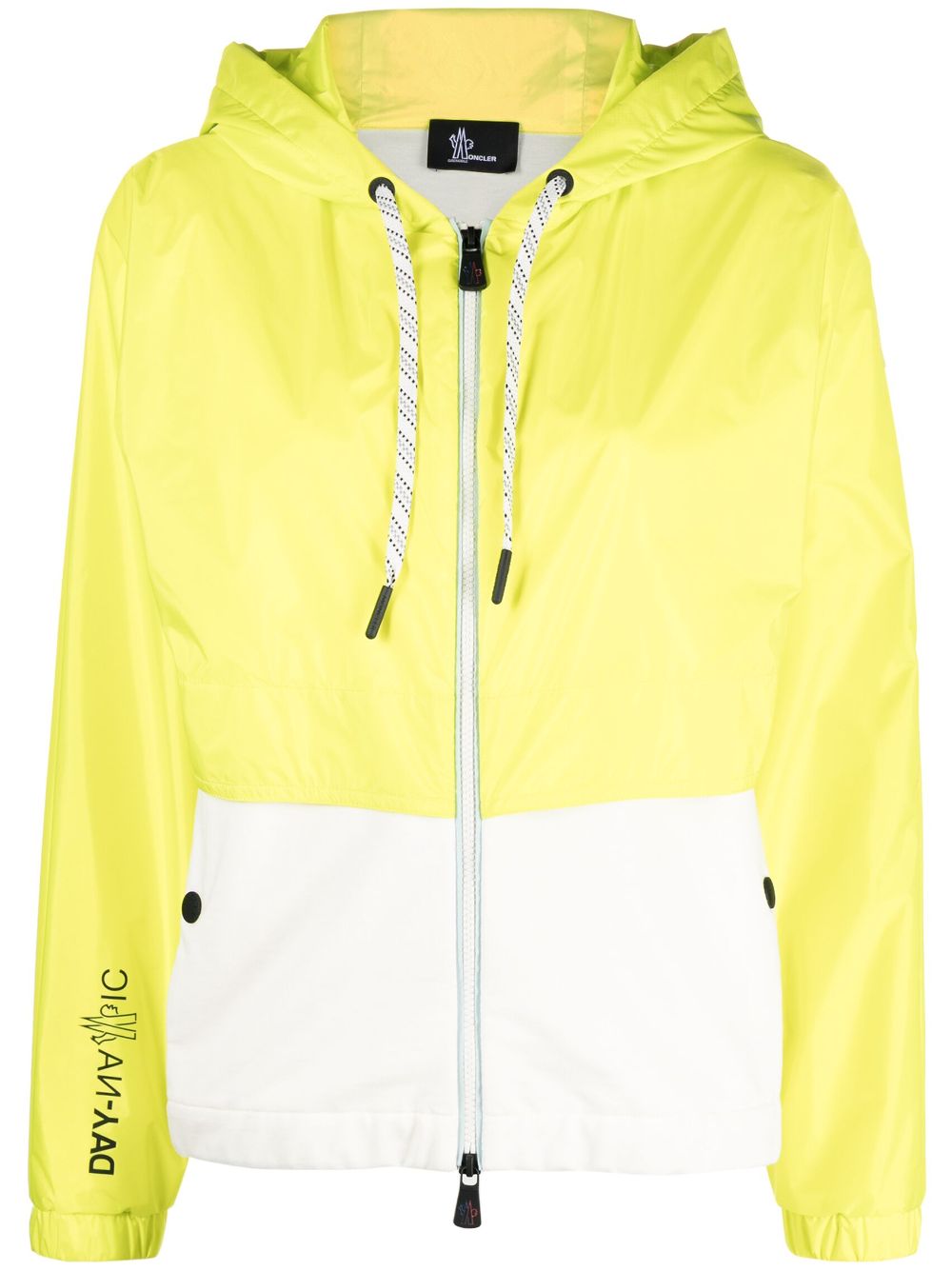 Moncler Grenoble Day-namic colour-block hooded jacket - Yellow von Moncler Grenoble