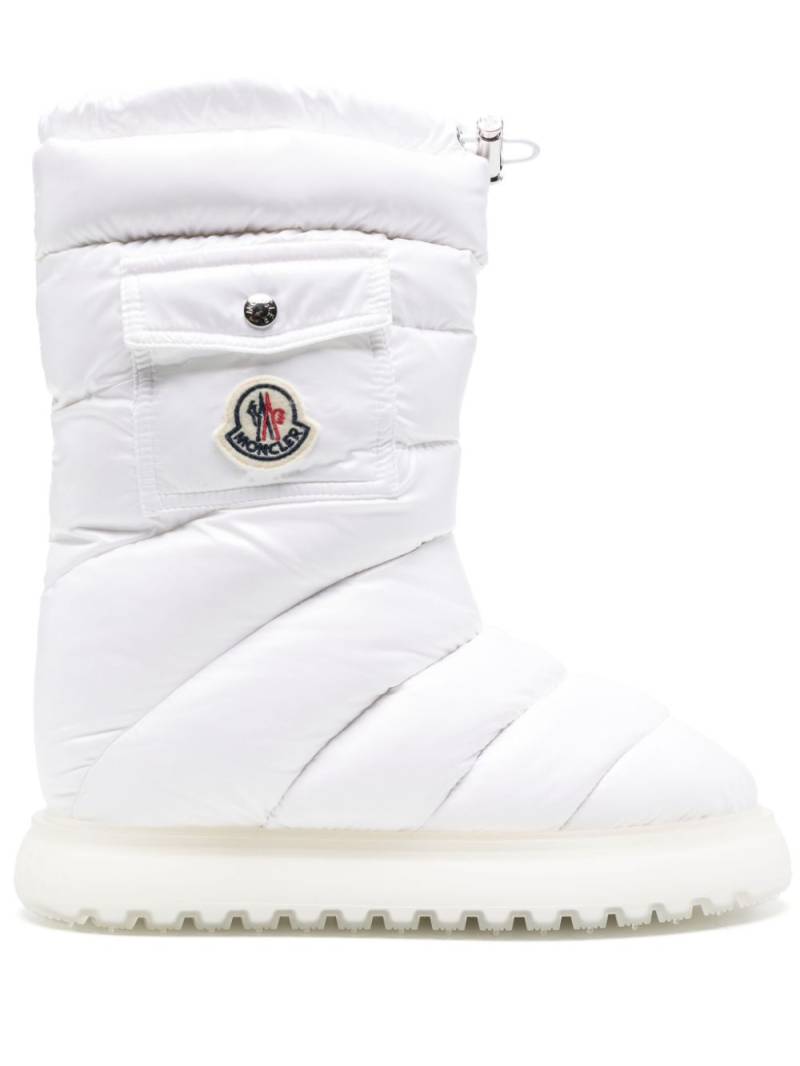 Moncler Gaia padded snow boots - White von Moncler