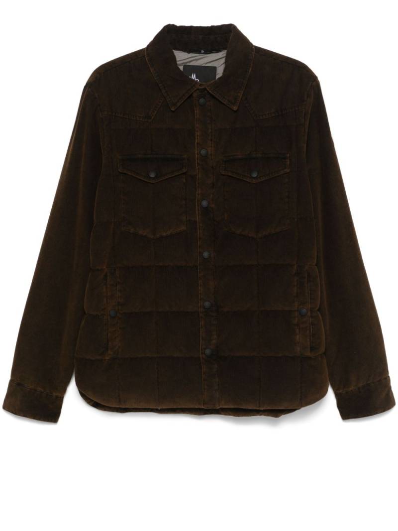 Moncler Grenoble Gelt shirt jacket - Brown von Moncler Grenoble