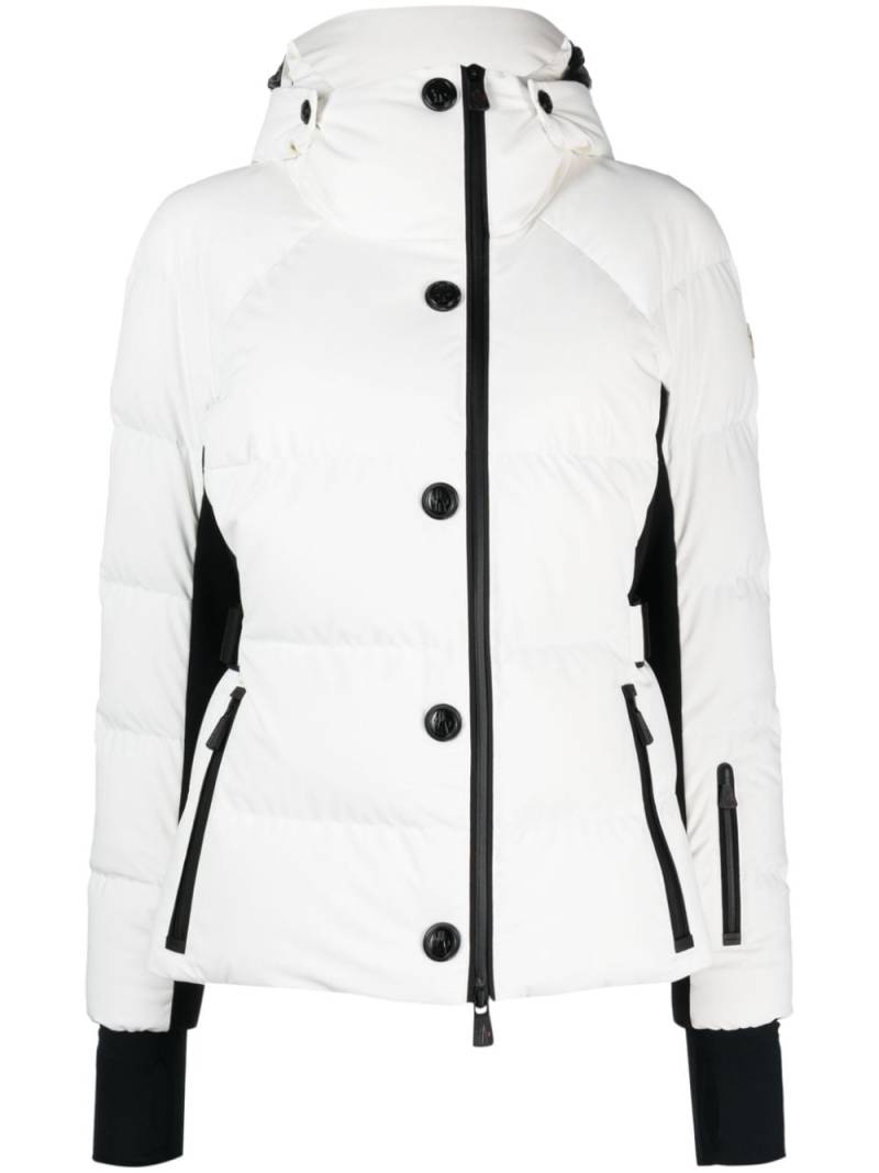 Moncler Grenoble Guyane hooded ski jacket - White von Moncler Grenoble