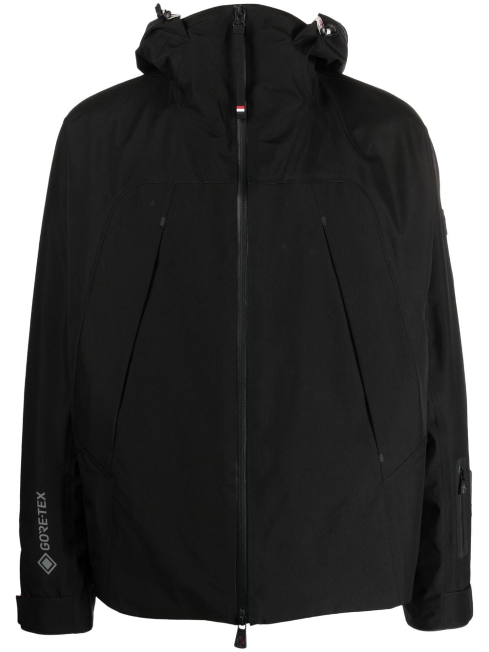 Moncler Grenoble Lapaz hooded ski jacket - Black von Moncler Grenoble