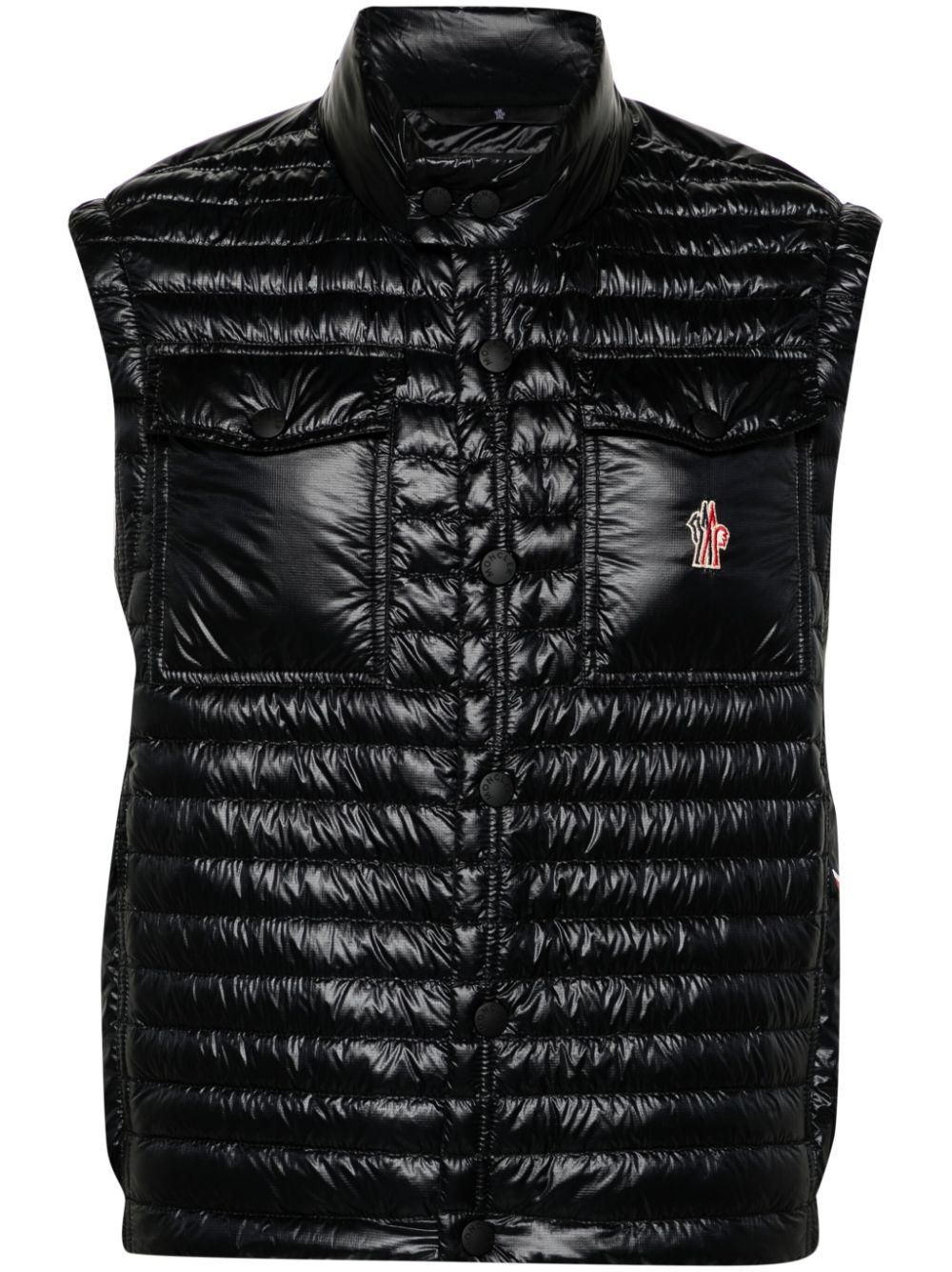 Moncler Grenoble Ollon down-feather padded gilet - Black von Moncler Grenoble