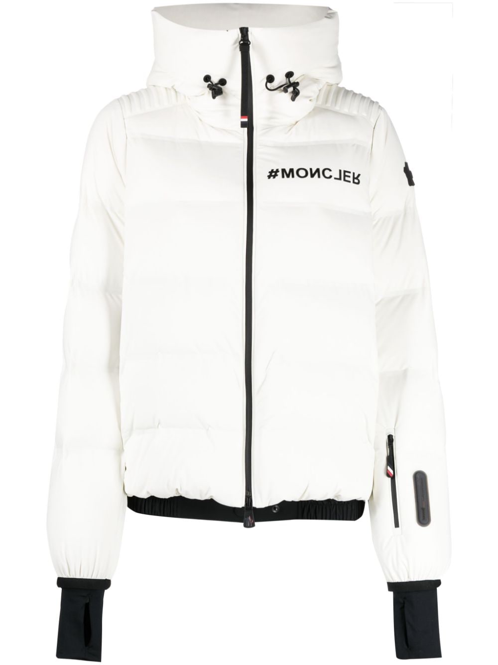 Moncler Grenoble Suisses logo-print puffer jacket - White von Moncler Grenoble