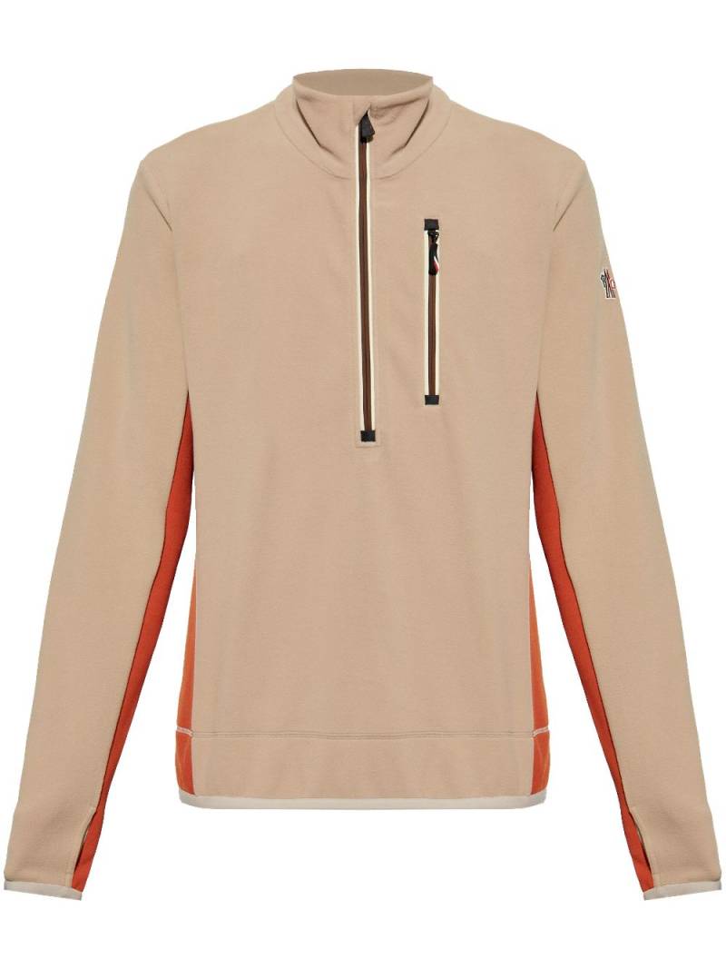 Moncler Grenoble contrasting panels sweater - Neutrals von Moncler Grenoble