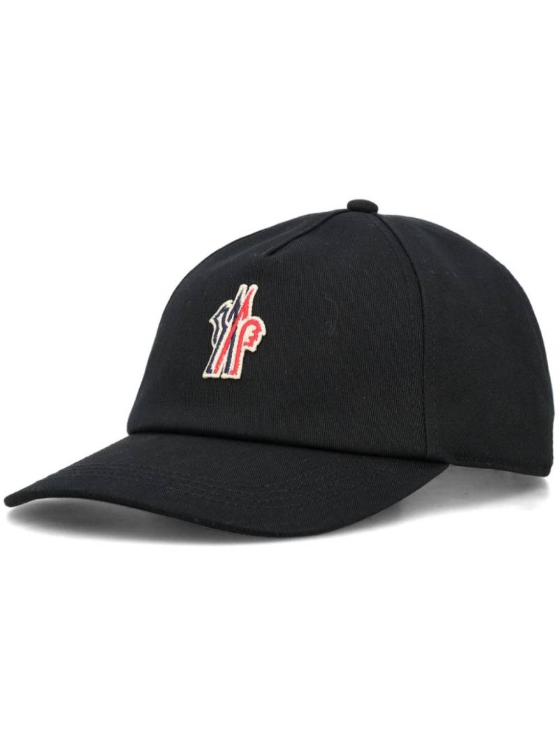 Moncler Grenoble embroidered logo baseball cap - Black von Moncler Grenoble