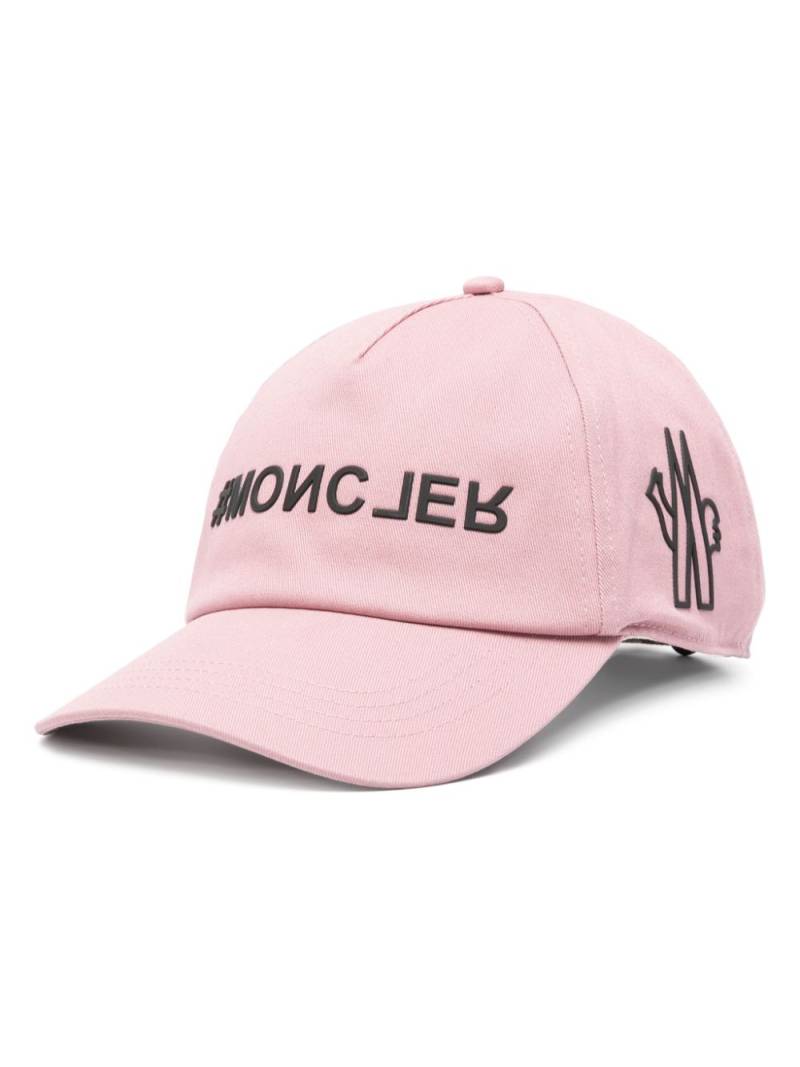 Moncler Grenoble gabardine-weave cap - Pink von Moncler Grenoble