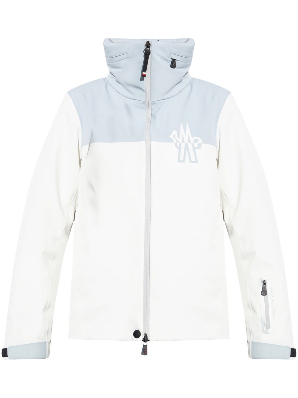 Moncler Grenoble high neck zipped jacket - White von Moncler Grenoble