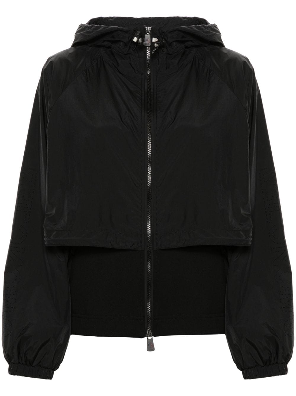 Moncler Grenoble layered hooded jacket - Black von Moncler Grenoble