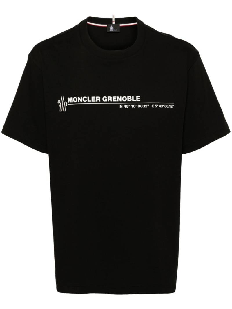 Moncler Grenoble logo T-shirt - Black von Moncler Grenoble