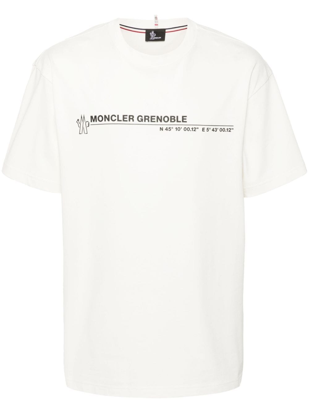 Moncler Grenoble logo T-shirt - White von Moncler Grenoble