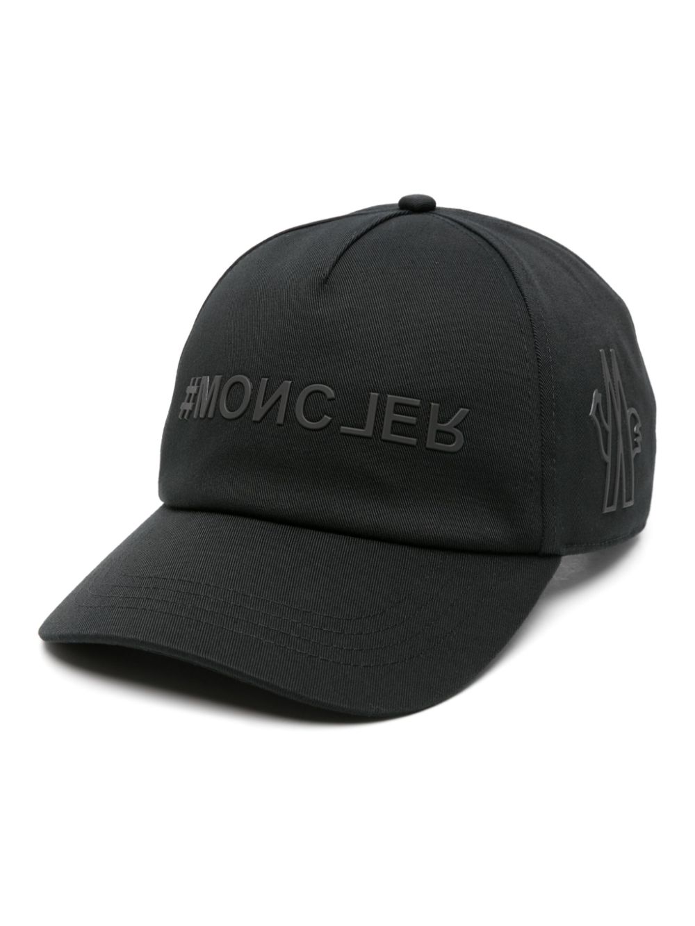 Moncler Grenoble logo-appliqué baseball cap - Black von Moncler Grenoble