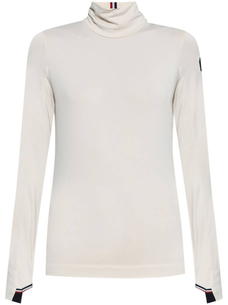 Moncler Grenoble logo-appliqué jumper - Neutrals von Moncler Grenoble