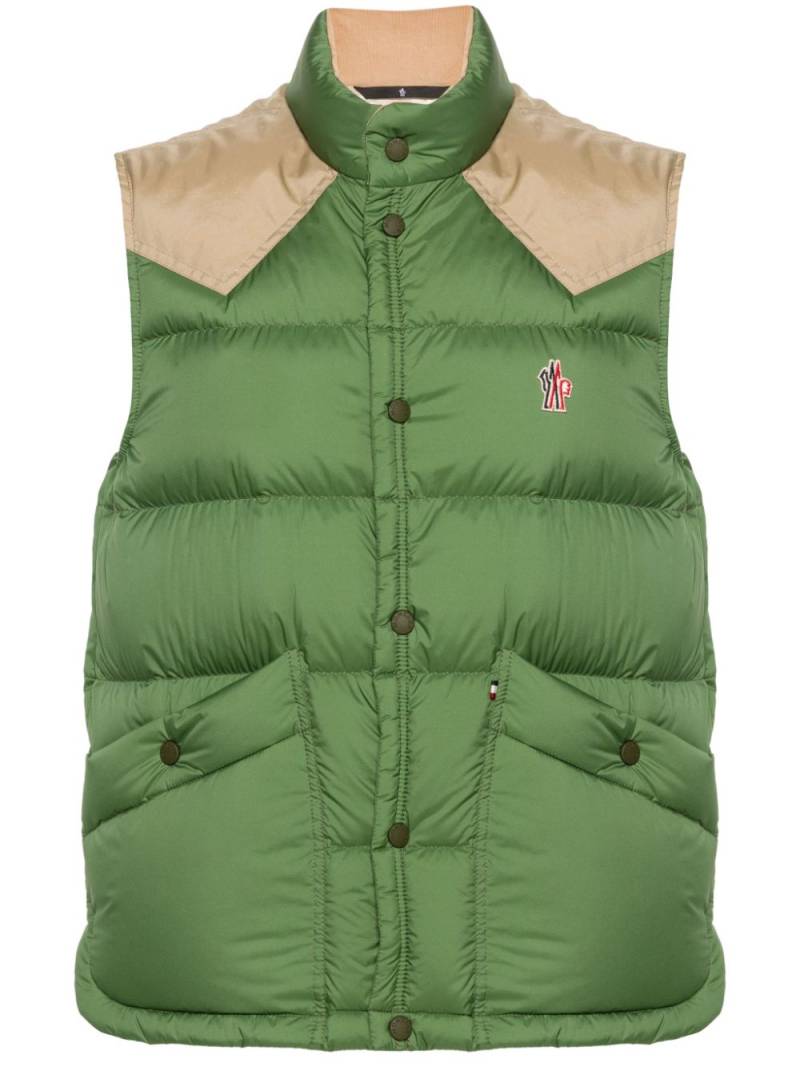 Moncler Grenoble Veny down gilet - Green von Moncler Grenoble