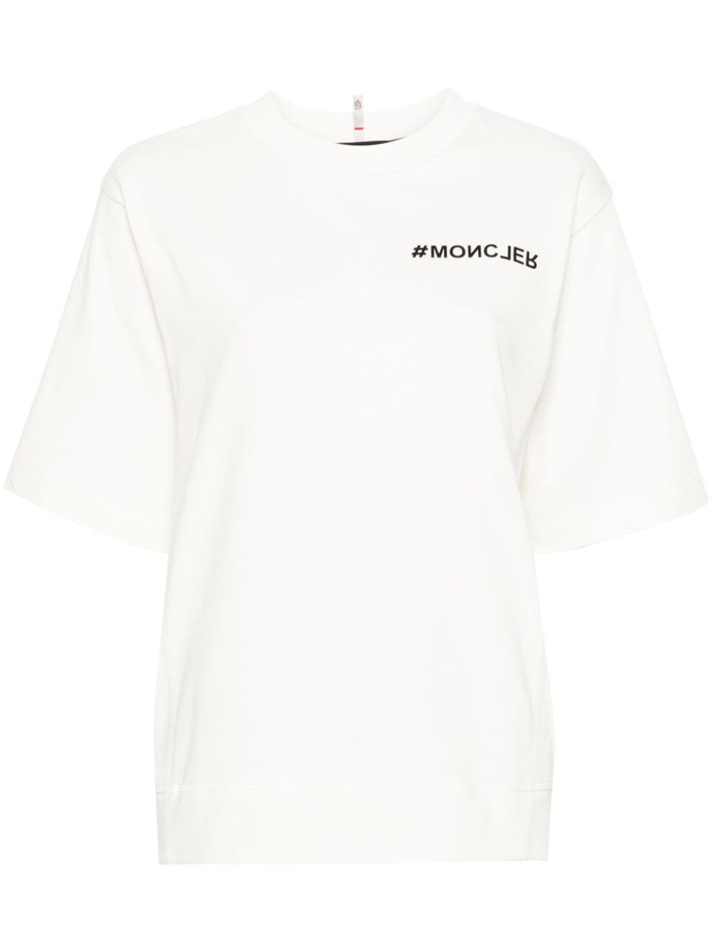 Moncler Grenoble logo-embossed cotton T-shirt - White von Moncler Grenoble