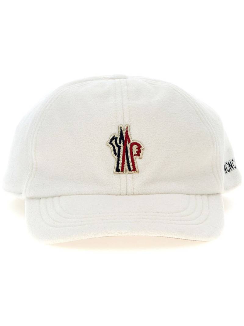 Moncler Grenoble logo-patch baseball cap - White von Moncler Grenoble