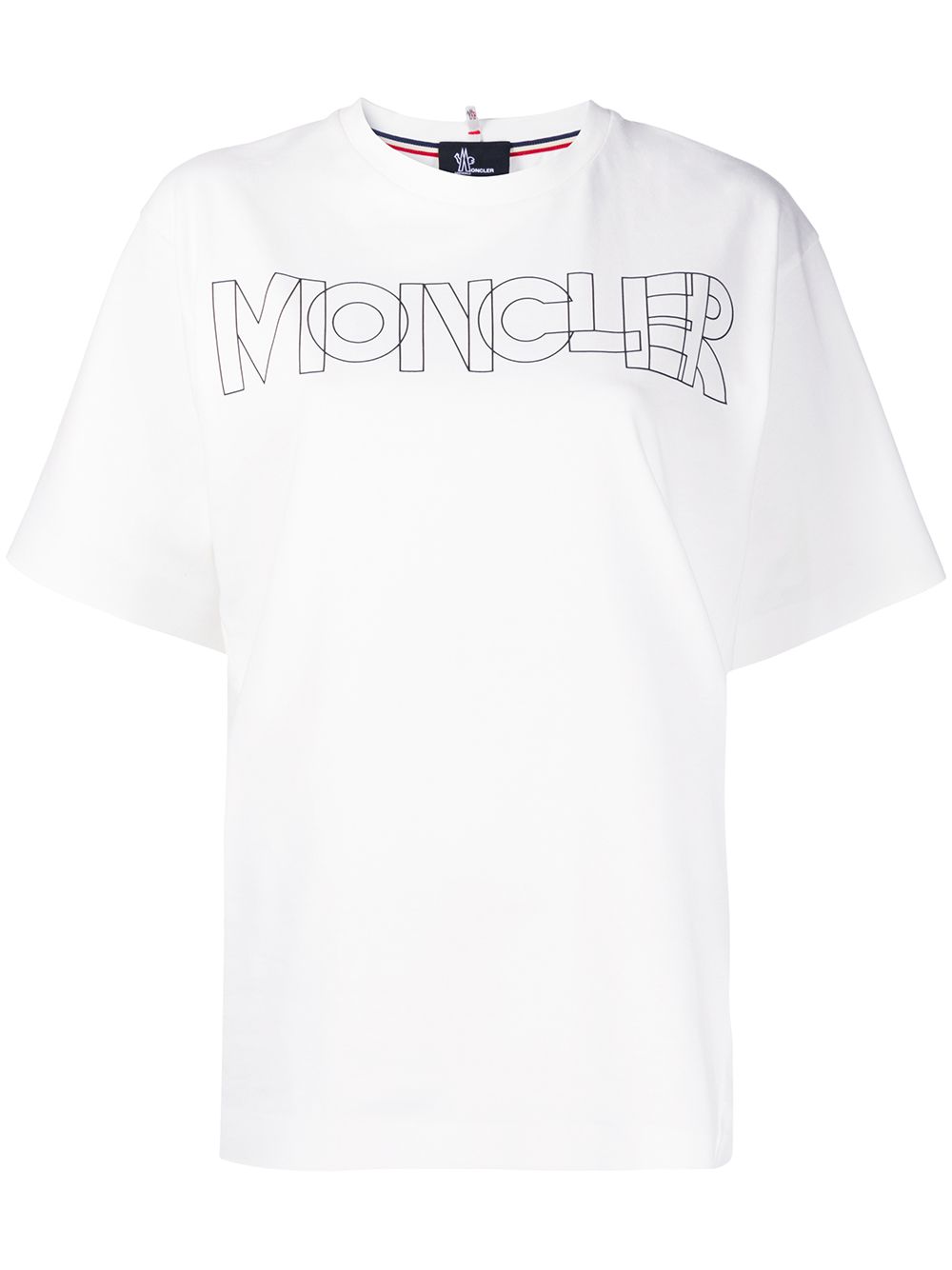 Moncler Grenoble logo-print crew-neck T-Shirt - White von Moncler Grenoble