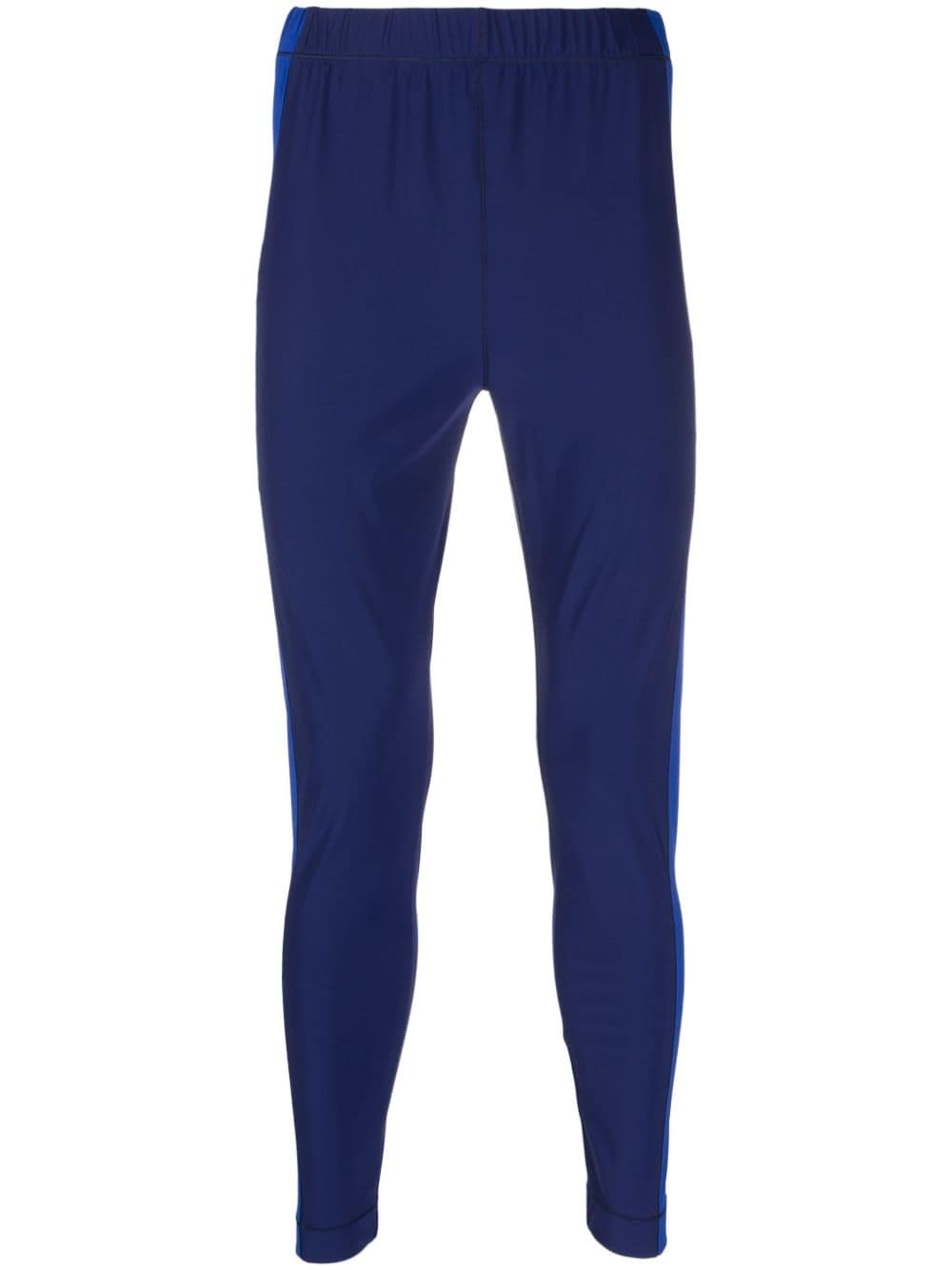 Moncler Grenoble logo-print skinny trousers - Blue von Moncler Grenoble