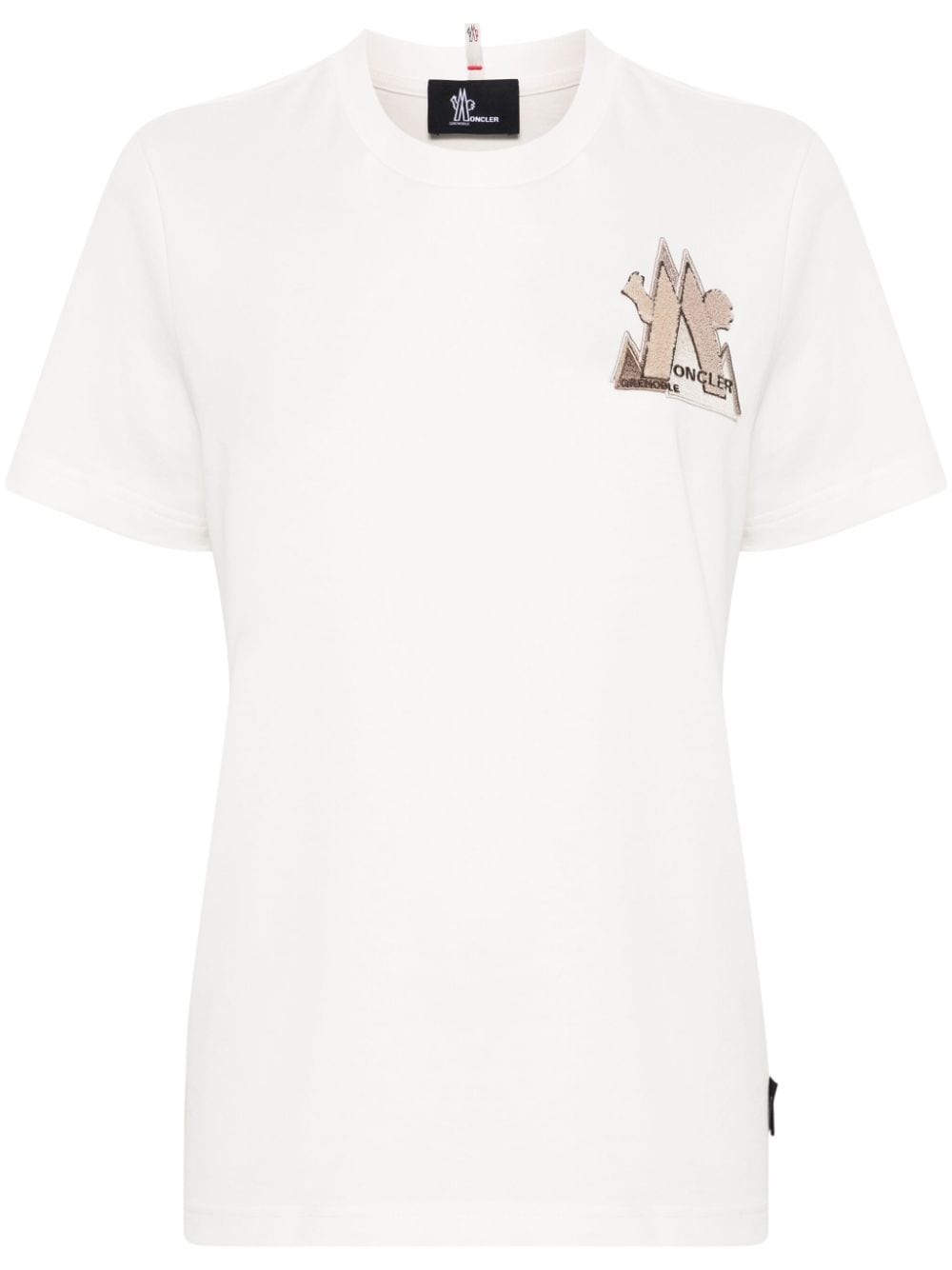 Moncler Grenoble mountain-logo T-shirt - White von Moncler Grenoble