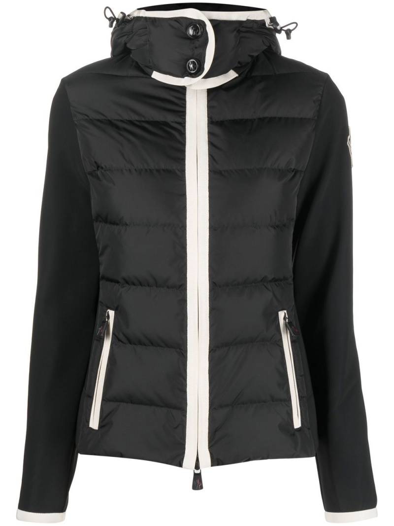 Moncler Grenoble padded fleece hoodie - Black von Moncler Grenoble