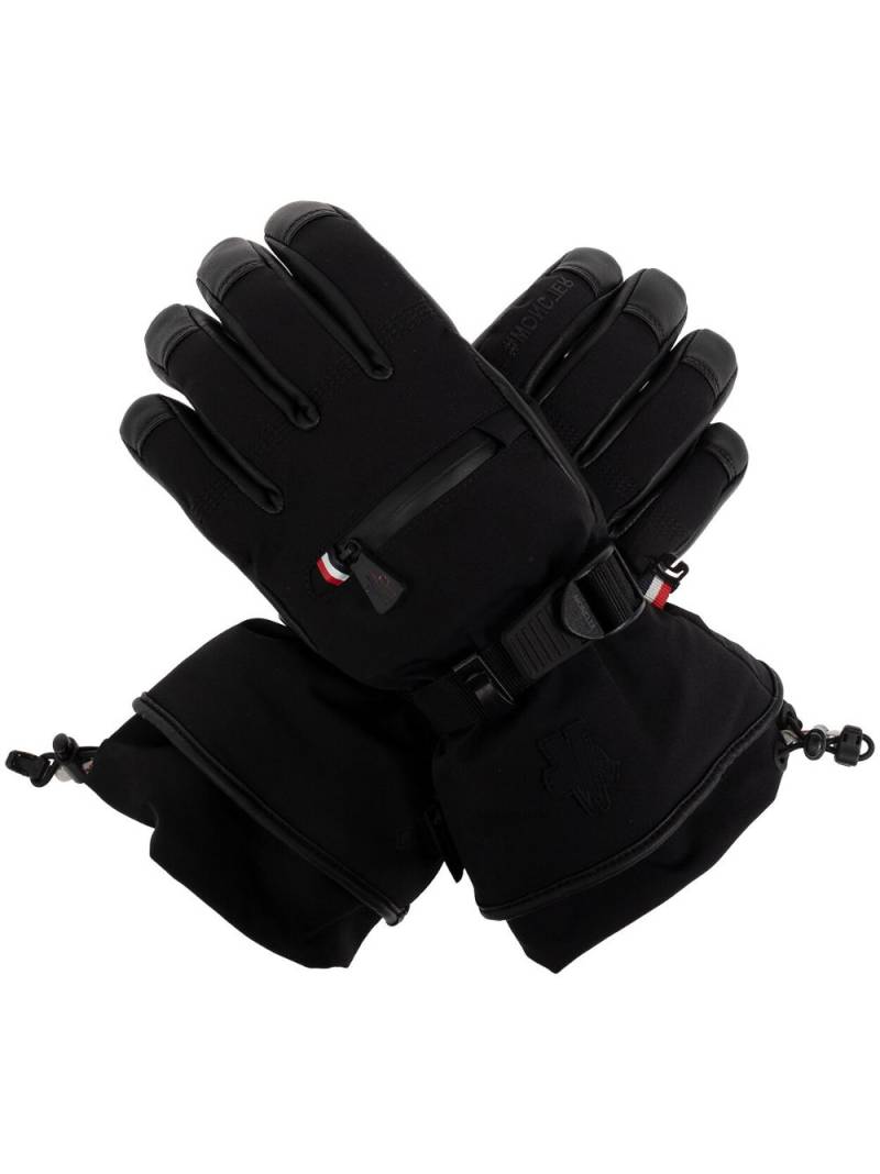 Moncler Grenoble padded gloves - Black von Moncler Grenoble