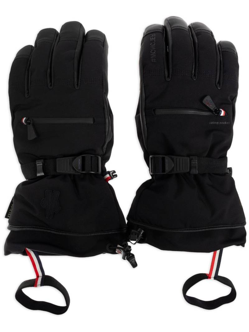 Moncler Grenoble padded gloves - Black von Moncler Grenoble